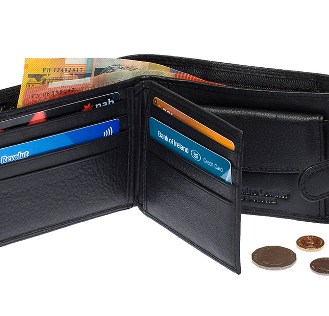 Men's  Cow Hide Genuine Leather RFID Protected  Wallet -1390 C