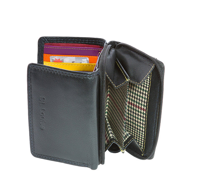 St Louise Cow Hide Genuine Leather RFID Protected Ladies Wallet 1421