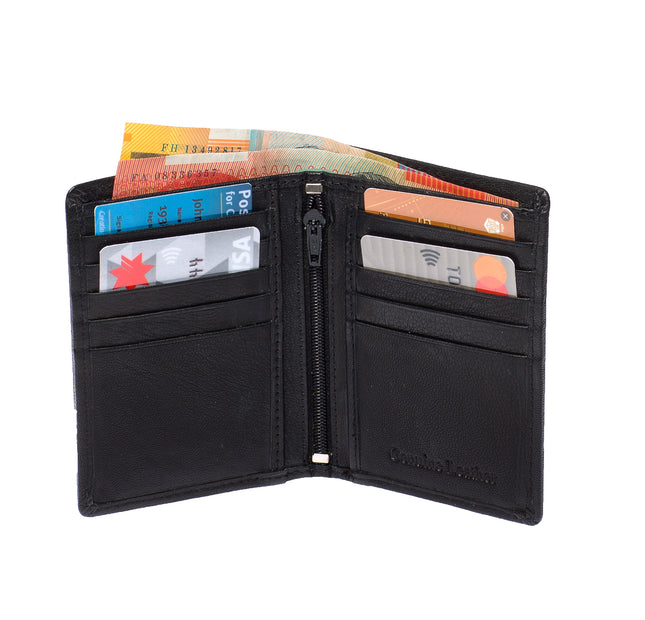 St Louise Genuine Leather Card Holder RFID Protected 1472-Z