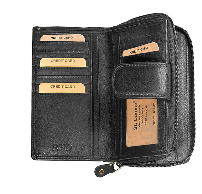 St Louise Genuine Leather RFID Protected 1509