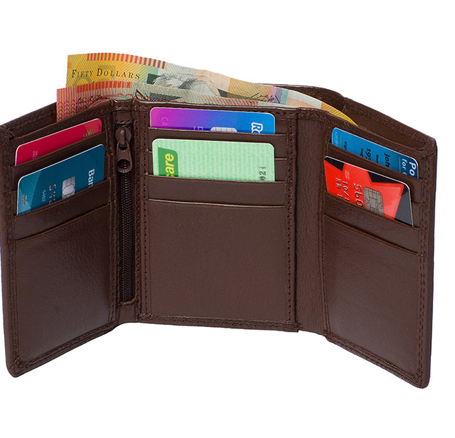 St Louise RFID Protected Hunter Leather Men's Wallet 1681