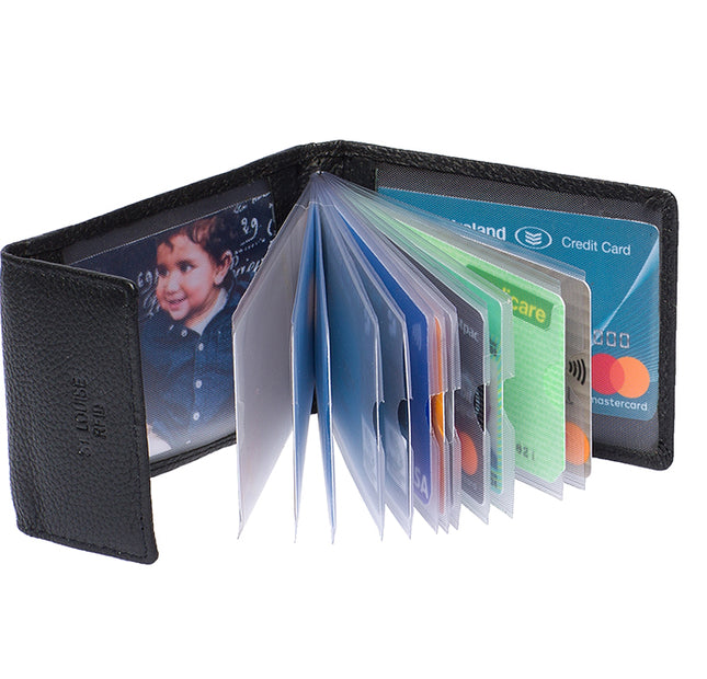 St Louise card Holder RFID Protected Genuine Leather 1719