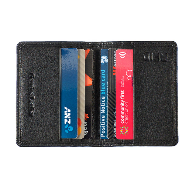 Card Holder Genuine Leather RFID Protected 1976