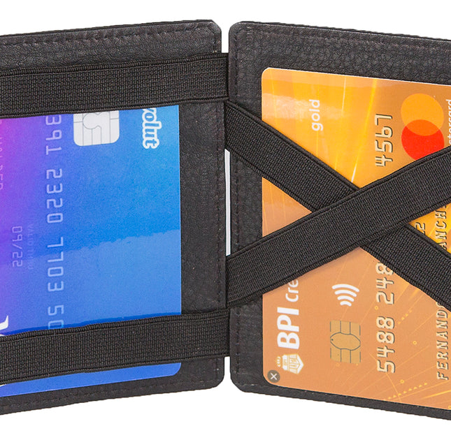 St Louise RFID Protected Genuine Leather Magic Flip Wallet 1995 Slim